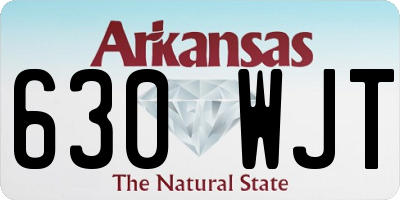 AR license plate 630WJT