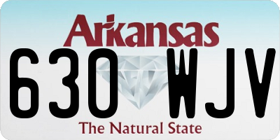 AR license plate 630WJV