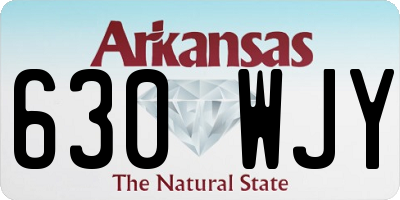 AR license plate 630WJY