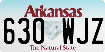 AR license plate 630WJZ