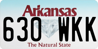 AR license plate 630WKK
