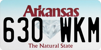 AR license plate 630WKM