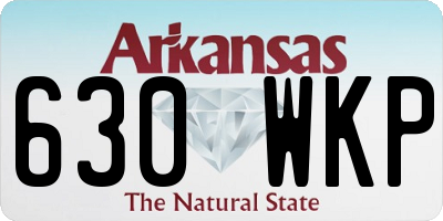 AR license plate 630WKP