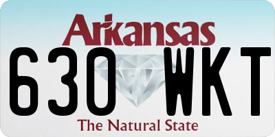 AR license plate 630WKT
