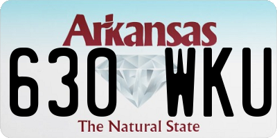 AR license plate 630WKU