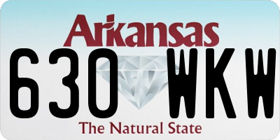 AR license plate 630WKW