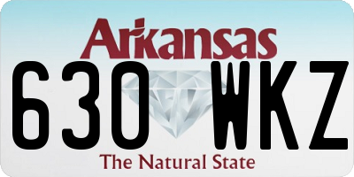 AR license plate 630WKZ