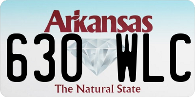AR license plate 630WLC