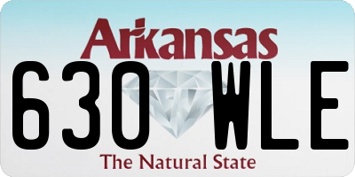 AR license plate 630WLE