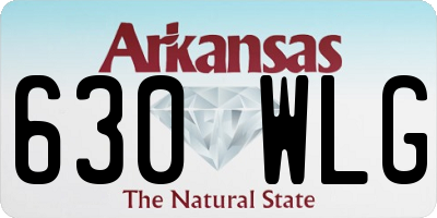 AR license plate 630WLG