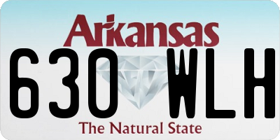 AR license plate 630WLH