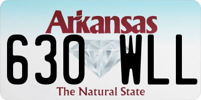 AR license plate 630WLL