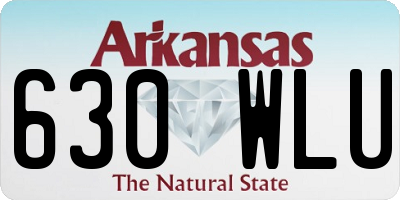 AR license plate 630WLU