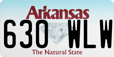 AR license plate 630WLW