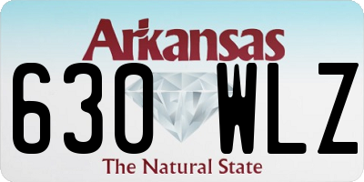 AR license plate 630WLZ