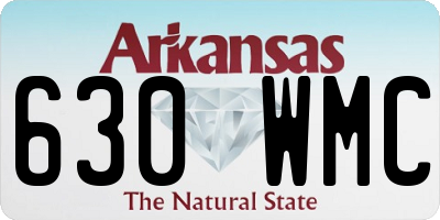 AR license plate 630WMC