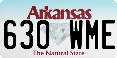 AR license plate 630WME