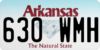 AR license plate 630WMH
