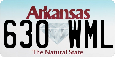AR license plate 630WML