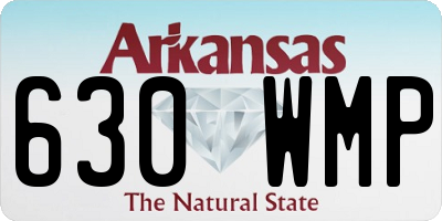 AR license plate 630WMP
