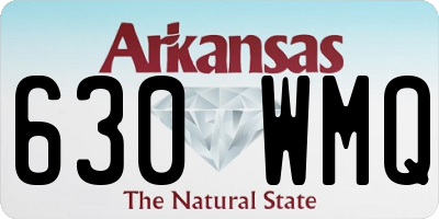 AR license plate 630WMQ