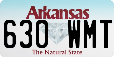 AR license plate 630WMT