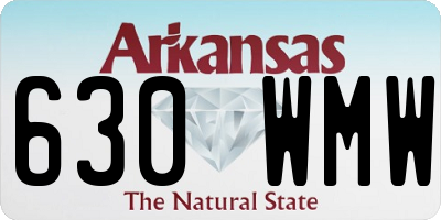 AR license plate 630WMW