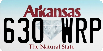 AR license plate 630WRP
