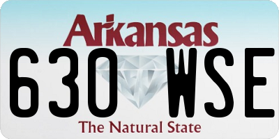 AR license plate 630WSE