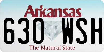 AR license plate 630WSH