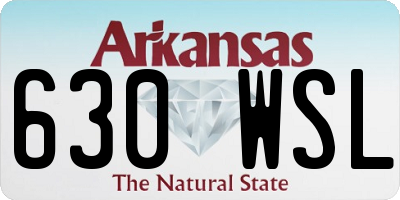 AR license plate 630WSL
