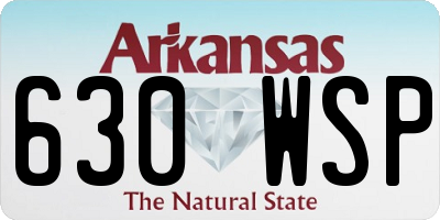 AR license plate 630WSP