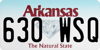 AR license plate 630WSQ