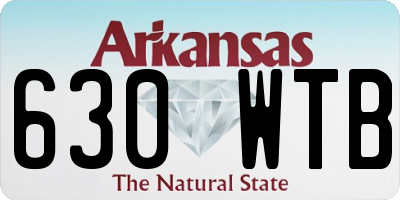 AR license plate 630WTB