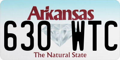 AR license plate 630WTC