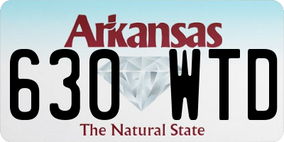 AR license plate 630WTD