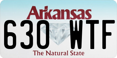 AR license plate 630WTF