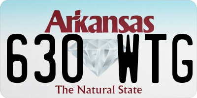 AR license plate 630WTG