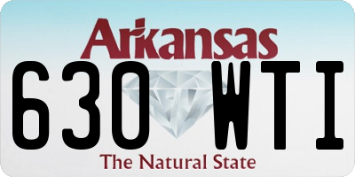 AR license plate 630WTI