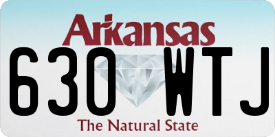 AR license plate 630WTJ