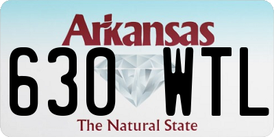 AR license plate 630WTL