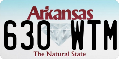 AR license plate 630WTM