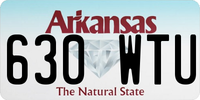 AR license plate 630WTU