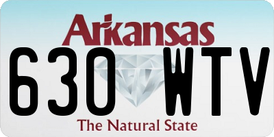 AR license plate 630WTV