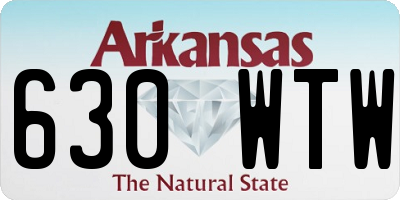 AR license plate 630WTW