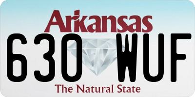 AR license plate 630WUF