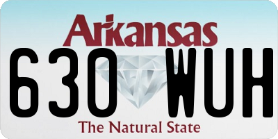 AR license plate 630WUH