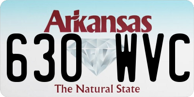 AR license plate 630WVC
