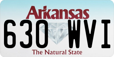 AR license plate 630WVI