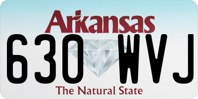 AR license plate 630WVJ